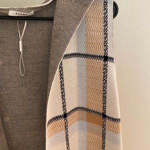 Sioni Plaid Sweater Vest Size L